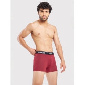 Fuaark Maroon Ultra Soft Modal Modal Mens Trunks ( Pack of 1 ) - None