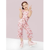 Naughty Ninos - Peach Polyester Girls Jumpsuit ( Pack of 1 ) - None