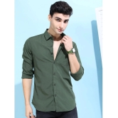 Ketch Polyester Slim Fit Solids Full Sleeves Mens Casual Shirt - Green ( Pack of 1 ) - None