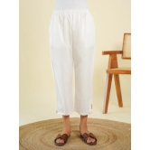 Ankle Length Pant White-S