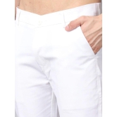 Rodamo Men White Slim Fit Trousers