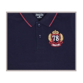 NEUVIN - Navy Blue Cotton Blend Boy's Polo T-Shirt ( Pack of 1 ) - None