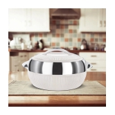 Milton Fiesta 1500 Insulated Inner Stainless Steel Casserole, 1370 ml, White Silver - White