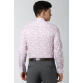 Men Pink Regular Fit Formal Full Sleeves Formal Shirt