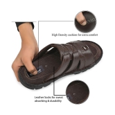 softio Brown Flip Flops - 6