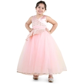 Toy Balloon Kids Peach Net Girls Gown ( Pack of 1 ) - None