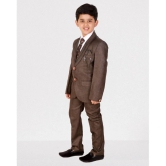 DKGF Fashion - Brown Polyester Boys Suit ( Pack of 1 ) - None