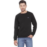 Rodamo  Men Black Slim Fit Sweatshirts