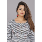 HIGHLIGHT FASHION EXPORT - Blue Cotton Womens Straight Kurti ( Pack of 1 ) - None