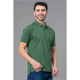 RedTape Green Mens Polo T-Shirt | Casual Cotton T-Shirt | Half Sleeves Polo T-Shirt