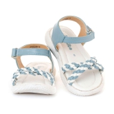 Bonito Blue Flat Sandal for Girls (2-4.5 yrs) - None