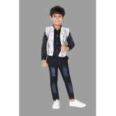 DKGF Fashion - White Cotton Blend Boys Shirt & Jeans ( Pack of 1 ) - None