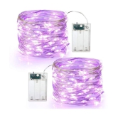 MIRADH Purple 3Mtr 30 Led- 2 Mode Still & Blink String Lights - Pack of 2 - Purple