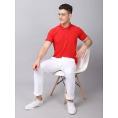 Rodamo Men White Slim Fit Trousers