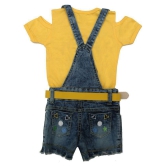 Zadmus - Yellow Denim Girls Dungarees ( ) - None