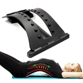 Back Pain Relief Product Back Stretcher, Spinal Curve Back Relaxation Device, Multi-Level Lumbar Region Back Support for Lower and Upper Muscle Pain Relief