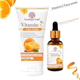 Soundarya Herbs Vitamin C Face Wash + Vitamin C Face Serum Combo Pack