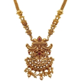 gilher - Golden Alloy Necklace Set ( Pack of 1 ) - Golden