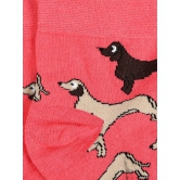 SWHF Premium Soft Organic Cotton Ankle Length Formal Designer Socks Set | Soft | For Men & Women | Premium Fabric | Design | (Ankle Length, Dog)