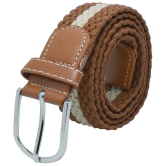 Loopa Brown Nylon Casual Belt Pack of 1 - None