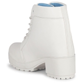 Ishransh - White Women's Ankle Length Boots - None