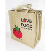 Style Smith - Assorted Jute Lunch Bag Pack of 1 - Assorted