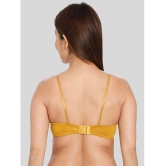 ILRASO - Mustard Polyester Lightly Padded Womens Balconette Bra ( Pack of 1 ) - None