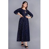 SIPET - Blue Rayon Womens Anarkali Kurti ( Pack of 1 ) - None