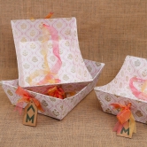 Floral Damask S/3 Gift Basket