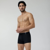 Traq Silver Cotton Trunks Black Knight L