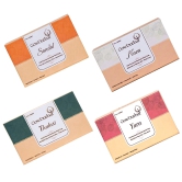 GOW DURBAR Cold Processed Handmade Herbal Soap (THULASI,SANDAL,YUVA,NAVA)(PACK OF 4)