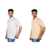 DESHBANDHU DBK Multi 100 Percent Cotton Kurta Pack of 2 - None