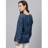 Janasya - Blue Denim Womens Regular Top ( Pack of 1 ) - None