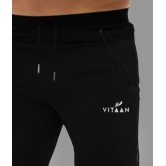 Vitaan - Black Lycra Men's Trackpants ( Pack of 1 ) - M