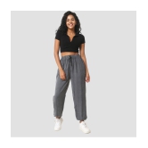 PPTHEFASHIONHUB - Grey Rayon Regular Women's Joggers ( Pack of 1 ) - None