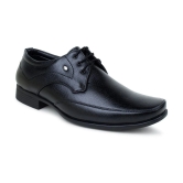 Action Office Artificial Leather Black Formal Shoes - None