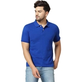 London Hills Mens Half Sleeve Pure Cotton Polo Neck Regular Fit Non-Shrinkable Multi-Colored T-Shirts