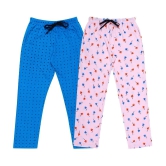 DIAZ Kids Cotton printed Trackpant/Trousers/Lower Combo pack of 2 - None