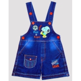 Wise Guys - Red Denim Baby Boy,Baby Girl Dungaree Sets ( Pack of 1 ) - None