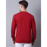 Rodamo Men Red Printed Sweatshirt