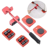 Furniture Lifter Mover Tool Set Heavy Duty Furniture Lifter Mover Tool Set, Furniture Moving Roller Wheel Set for Washing Machines, Fridge,Sofa, Wardrobes Adjustable Height