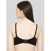 ILRASO - Black Cotton Non Padded Women's T-Shirt Bra ( Pack of 1 ) - None