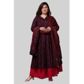 miravan - Maroon Cotton Womens Anarkali Kurti ( Pack of 1 ) - None