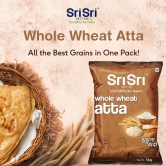 Sri Sri Tattva Whole Wheat Atta, 5kg