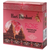 Hari Darshan TEMPLE ROSE Premium Dhoop Wet Dhoop Sticks (100 gms)