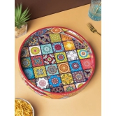 Traditional Round Multi Style Tray with Handle