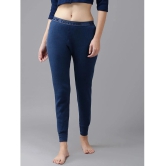 Lux Cottswool Cotton Blend Thermal Bottoms - Blue Pack of 1 - None