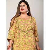 Swasti - Yellow Cotton Womens Straight Kurti ( Pack of 1 ) - None