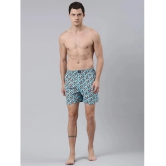 Joven Blue Cotton Mens Boxer- ( Pack of 2 ) - None