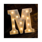 MIRADH LED Marquee Lights, Sign Letter-M , LED Strips Yellow - Yellow